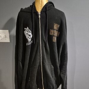 DARC SPORT Black Graphic Hoodie Sweater